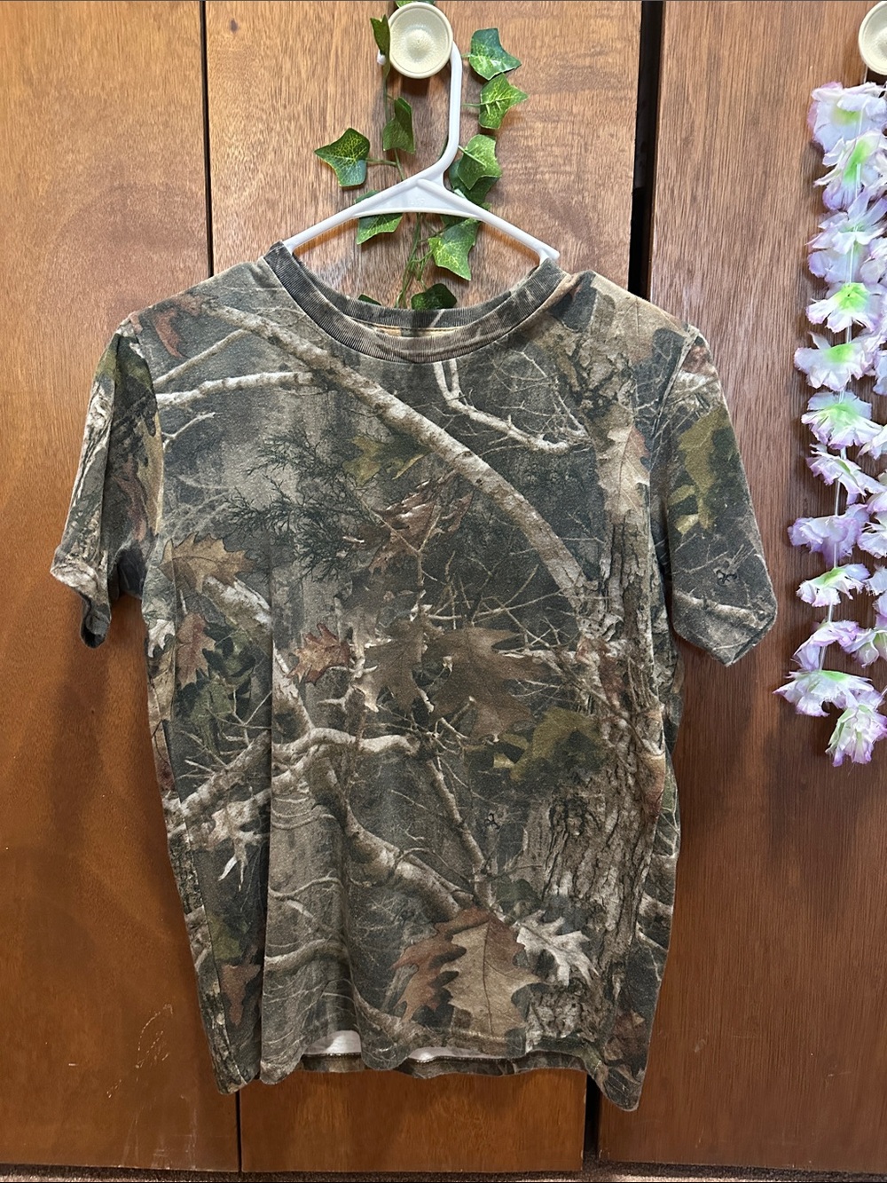 Men's Camouflage Short Sleeve T-Shirt - Realtree Style